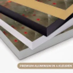 Duif - Bloemen - Natuur Textielframe zwart klein -USP_kleurenNL