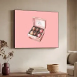 Doosje - Bonbons - Liefdevolle - Tekst Textielframe zwart klein -sfeer3