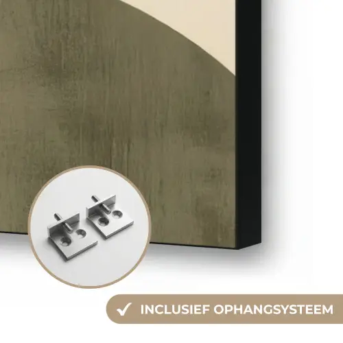 Takken - Vormen - Abstract Textielframe zwart klein -USP_ophangsysteemNL