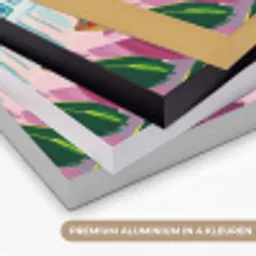 Tafel - Wijn - Fruit Textielframe zwart klein -USP_kleurenNL