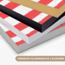 Anker - Verfspatten - Rood - Blauw Textielframe zwart klein -USP_kleurenNL
