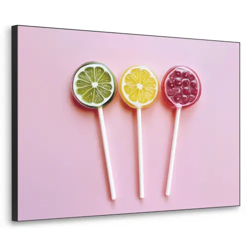 Lolly - Snoep - Citrus Textielframe - compleet frame klein -3d