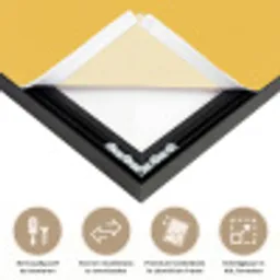 Citroenen - Illustratie - Minimalistisch - Geel Textielframe zwart klein -USP_closeupNL
