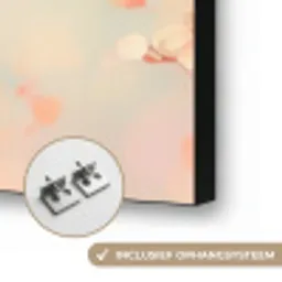 Vogels - Romantic - Bloesemtak Textielframe zwart klein -USP_ophangsysteemNL