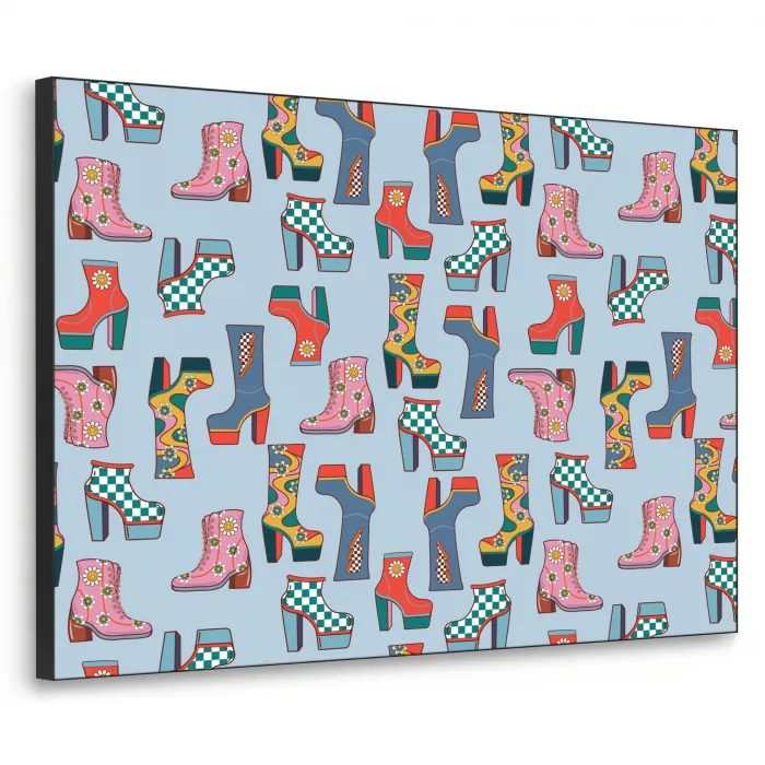 Laarzen - Patroon - Disco Textielframe - compleet frame klein 947 -3d