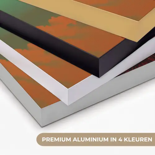 Vrouw - Frambozen - Bladeren Textielframe zwart klein -USP_kleurenNL
