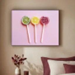 Lolly - Snoep - Citrus Textielframe - compleet frame klein -sfeer1