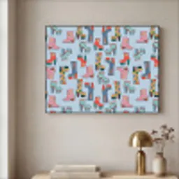Laarzen - Patroon - Disco Textielframe - compleet frame klein 947 -sfeer2