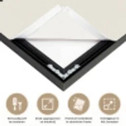 Minimalistisch - Beige - Love Textielframe zwart klein -USP_feed_closeupNL