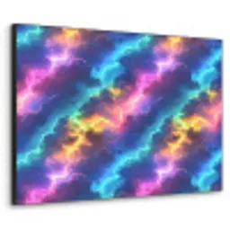 Storm - Bliksem - Regenboog Textielframe - compleet frame klein 947 -3d