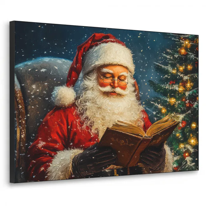 Kerstman - Kerst - Winter - Kerstboom Textielframe - compleet frame klein -3d
