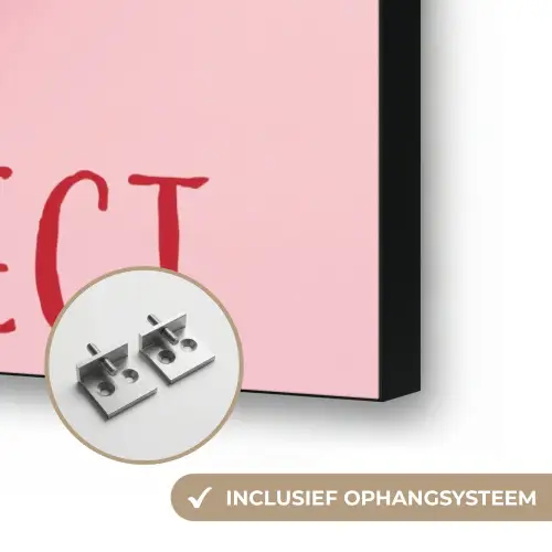 Kat - Hart - Tekst - Valentijn Textielframe zwart klein -USP_ophangsysteemNL