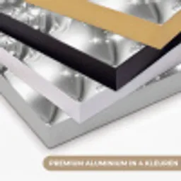 Abstract - Diamant - Luxe - Modern - Zilver Textielframe zwart klein -USP_kleurenNL