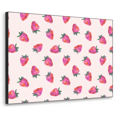 Aardbeien - Rood - Roze - Patroon Textielframe - compleet frame klein 947 -3d