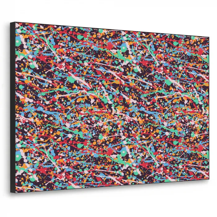 Spat - Abstract - Waterverf - Multi Textielframe - compleet frame klein 947 -3d