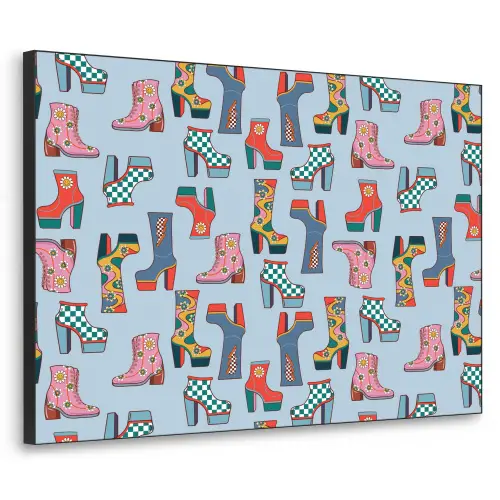 Laarzen - Patroon - Disco Textielframe - compleet frame klein 947 -3d
