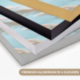 Siergras - Wind - Lichtbruin Textielframe zwart klein -USP_kleurenNL
