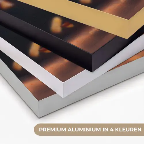 Appel - Taart - Warm - Eten Textielframe zwart klein -USP_kleurenNL