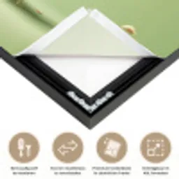 Pistache - Taart - Noten - Eten Textielframe zwart klein -USP_closeupNL