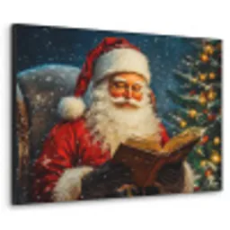 Kerstman - Kerst - Winter - Kerstboom Textielframe - compleet frame klein -3d