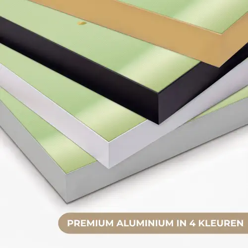 Pistache - Taart - Noten - Eten Textielframe zwart klein -USP_kleurenNL