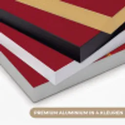 Bloem - Goud - Glazen Textielframe zwart klein -USP_kleurenNL