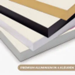 Abstract - Cirkels - Paars Textielframe zwart klein -USP_kleurenNL