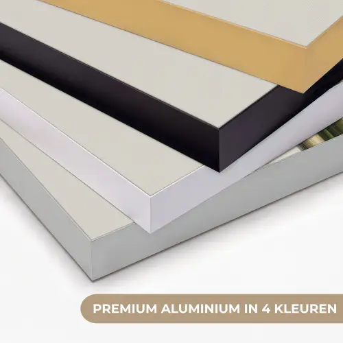 Bamboestengels - Sierlijk - Groen Textielframe zwart klein -USP_kleurenNL