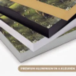 Kat - Beekje - Weide Textielframe zwart klein -USP_kleurenNL
