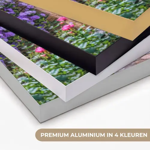 Doorkijk - Toscane - Landschap - Poort Textielframe zwart klein -USP_kleurenNL