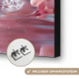 Abstract - Modern - Water - Orchidee Textielframe zwart klein -USP_ophangsysteemNL