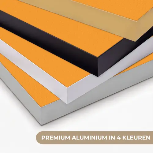 Hamburger - Kleurrijk - Speels Textielframe zwart klein -USP_kleurenNL