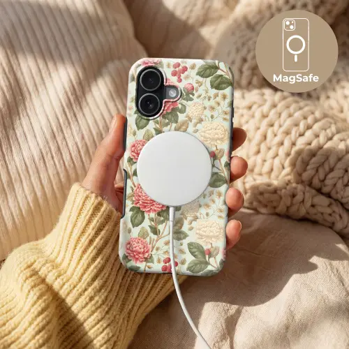 Klassiek - Botanisch - Veelkleurig Toughcase MagSafe Apple iPhone 17 klein 1017 -USP_MagsafeV