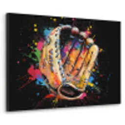Graffiti - Sport - Baseball - Honkbal Textielframe - compleet frame klein -3d