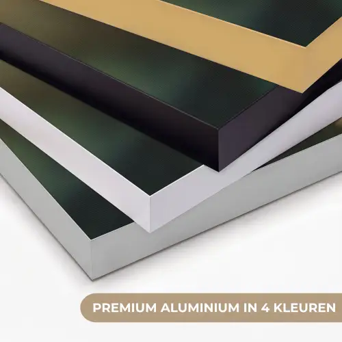 Aap - Boomstronk - Bruin Textielframe zwart klein -USP_kleurenNL