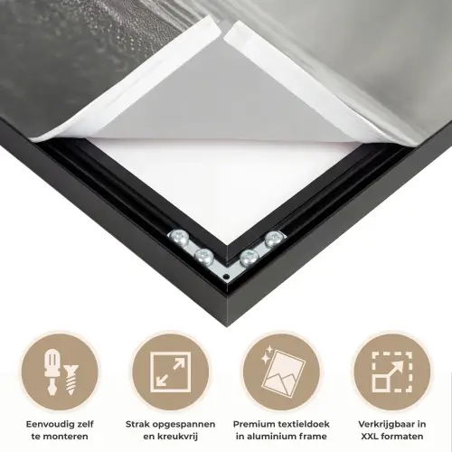 Halter - Gewichten - Zwart Textielframe zwart klein -USP_feed_closeupNL