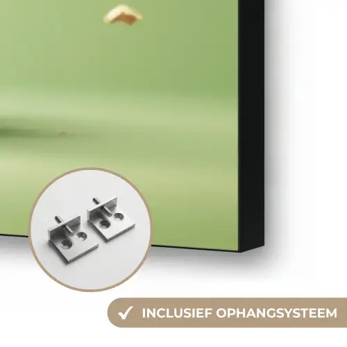 Pistache - Taart - Noten - Eten Textielframe zwart klein -USP_ophangsysteemNL