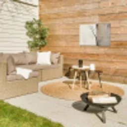 Wabi sabi - Plant - Beige Tuinposter op houten frame 2 cm dik klein -sfeer2