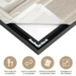 Moskee - Architectuur - Ramadan - Islamitische Textielframe zwart klein -USP_closeupNL