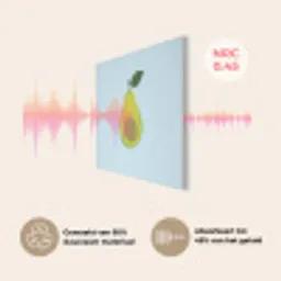 Avocado - Illustratie - Groene - Vrucht PET vilt klein -USP_NL