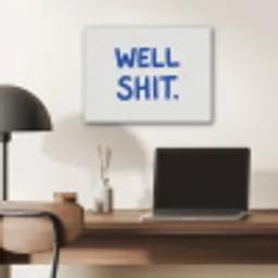 Blauw - Quote - Wit PET vilt klein -sfeer5