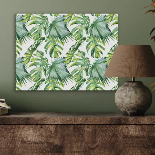 Bohemian - Bladeren - Bloemen - Tropisch PET vilt klein -sfeer2
