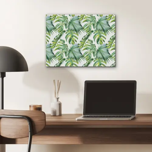 Bohemian - Bladeren - Bloemen - Tropisch PET vilt klein -sfeer5