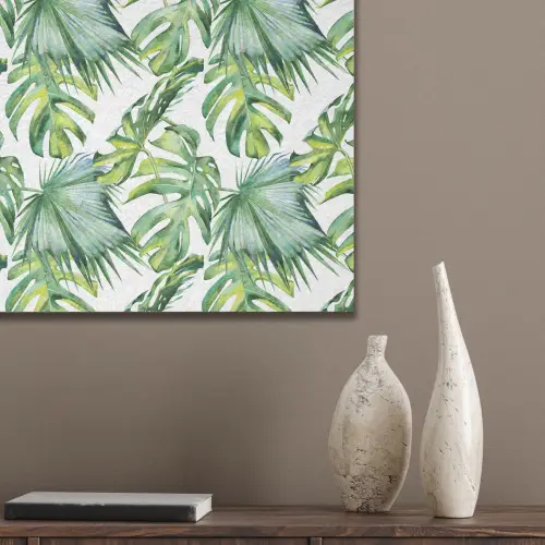 Bohemian - Bladeren - Bloemen - Tropisch PET vilt klein -sfeer6_closeup