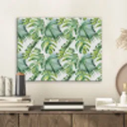 Bohemian - Bladeren - Bloemen - Tropisch PET vilt klein -sfeer1