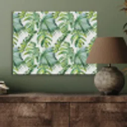 Bohemian - Bladeren - Bloemen - Tropisch PET vilt klein -sfeer2