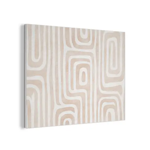 Decoratief - Labyrint - Beige PET vilt klein -3d