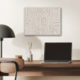 Decoratief - Labyrint - Beige PET vilt klein -sfeer5