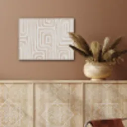 Decoratief - Labyrint - Beige PET vilt klein -sfeer4