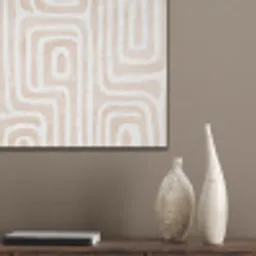 Decoratief - Labyrint - Beige PET vilt klein -sfeer6_closeup